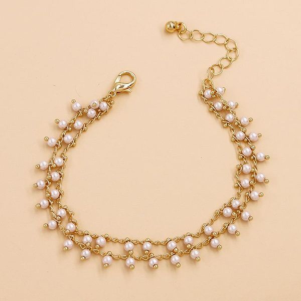 

2020 new trendy gold handmade pearl beads choker necklace korean fashion party jewelry, Golden;silver