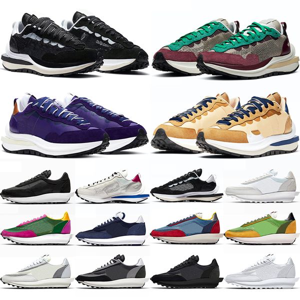

2021 waffle running shoes men women black white sail sesame dark iris royal fuchsia obsidian tour yellow mens womens outdoor sports sneakers