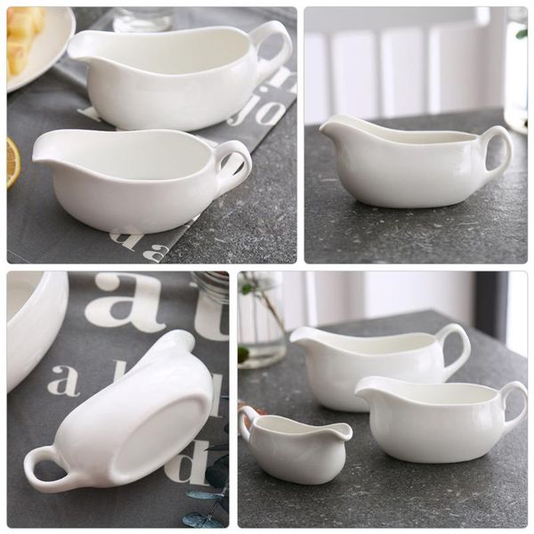 

storage bottles & jars porcelain gravy boats sauce saucier with handle