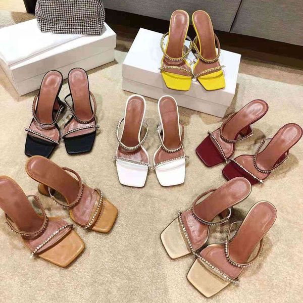 

80% off store online vallu 2021 summer new leather high-heeled fashion rhinestones novel sprinkling cup with comfortable and versatile offic, Black