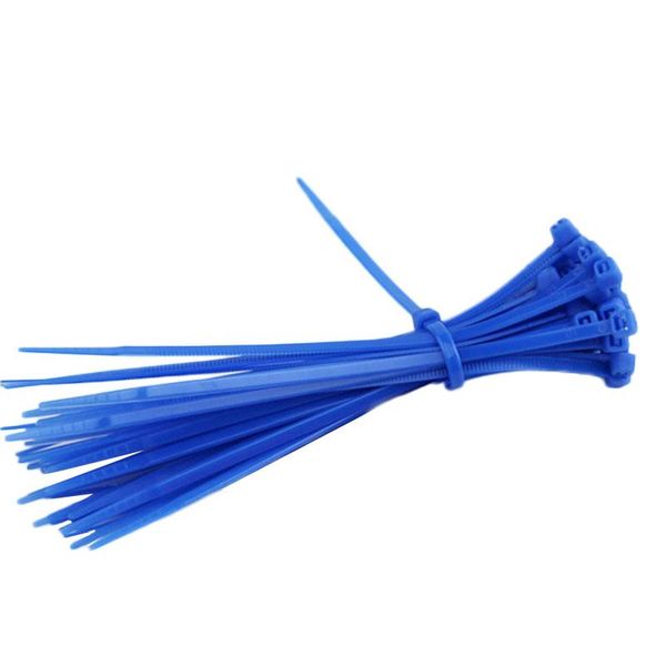 

100pcs/set gb tie supply 3*100mm color nylon ties red yellow blue green black plastic wholesale v4318 bag clips