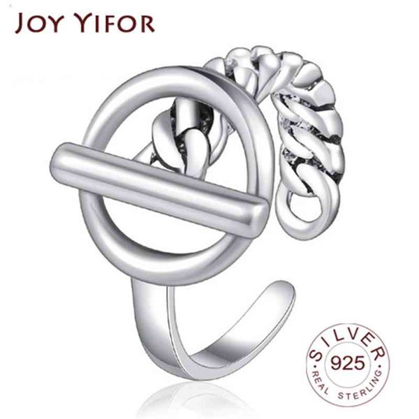 

s925 sterling silver jewelry sale personality tide opening wide and narrow ring style fashion popular simple smoo, Golden;silver