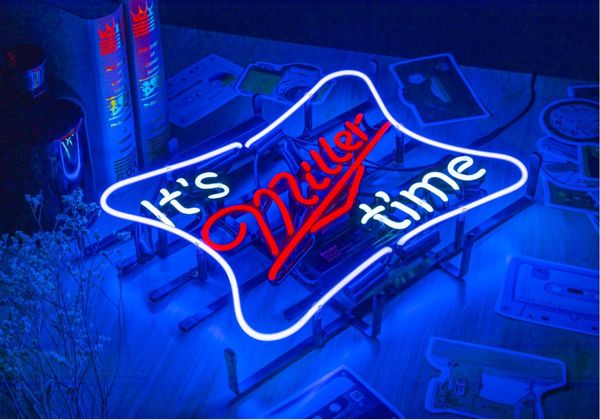 

17*13 neon signs light real glass tube handmade neon beer bar sign