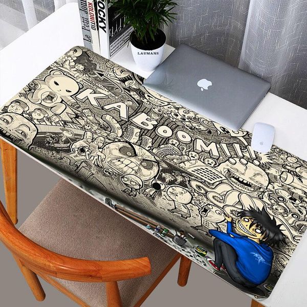 

mouse pads & wrist rests mat pc gamer complete rapper pad anime big table mousepad company setup accessories deskpad diy mausepad