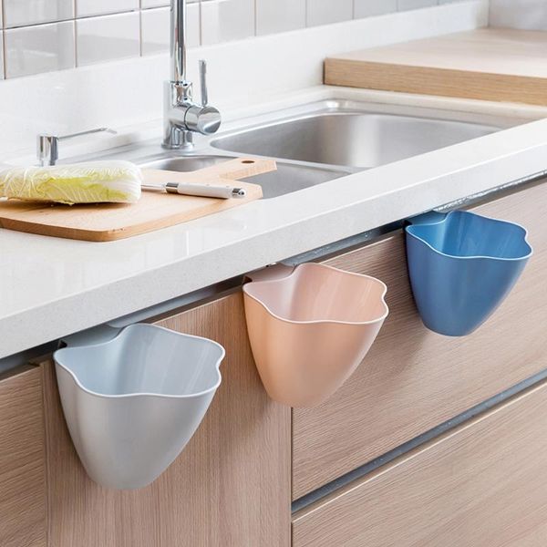 

waste bins trash can kitchen cabinet door hanging garbage bin rubbish container household cleaning tools promo code