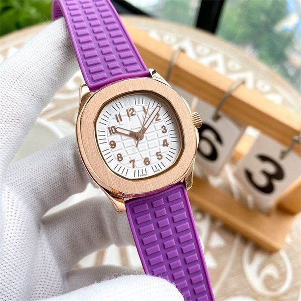 

women's classic big three needle design watch fully automatic mechanical movement 316 fine steel case mineral super mirror tape 36mm, Slivery;brown