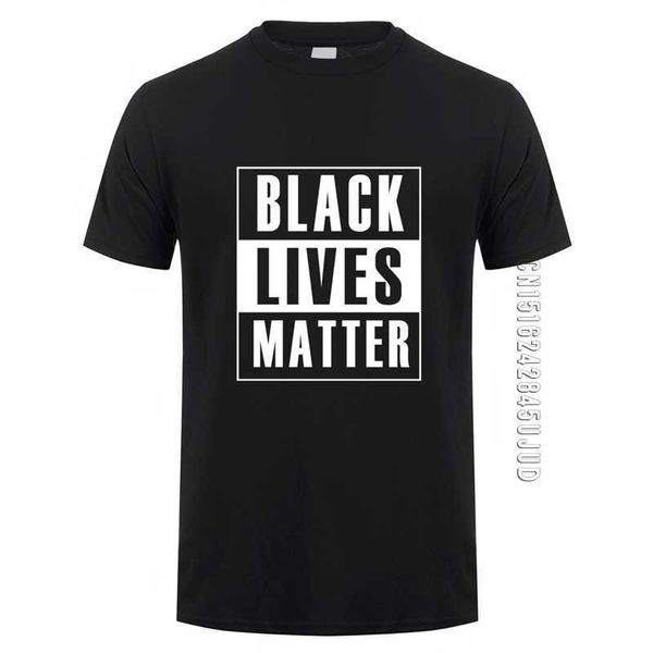 Mode Black Lives Matter T-shirt Sommer Männer Baumwolle O Neck BLM T-shirts Cool Man T-shirt 210629