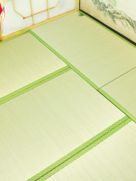 

carpets custom made thick 3.0cm/3.5/4.5cm japanese traditional igusa tatami mat woven rush straw mats sleeping flooring judo mattress