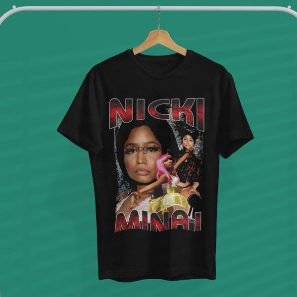 

men's t-shirts nicki minaj shirt rapper tee vintage 90's. clothing, White;black