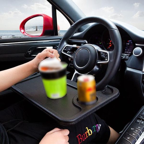 

car organizer steering wheel table desk tray eat work drink food coffee goods holder lapcomputer mount stand seat