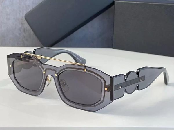 Sonnenbrille für Männer und Frauen Sommerstil Unisex-Sonnenbrille 1441 Anti-Ultraviolett-Retro-Schild-Linsenplatte Vollformat-Modebrille kostenlos im Paket 53 mm erhältlich