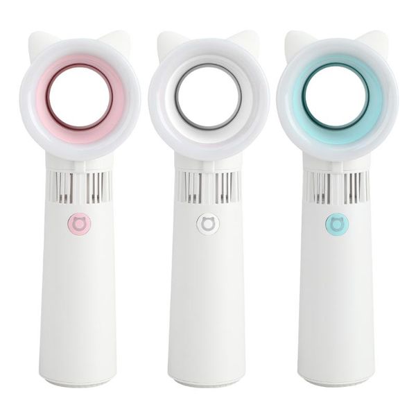 

electric fans ihoven handheld bladeless fan usb rechargeable no leaf mini hand held travel cooling air cooler leafless