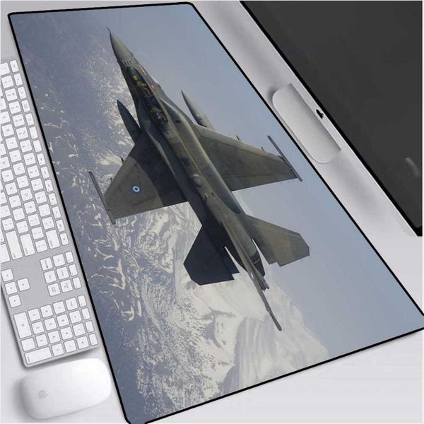 

mouse pads & wrist rests mairuige large pad csgo black lock edge aircraft fighter pc lapdesk mat rubber non-slip custom personalized car