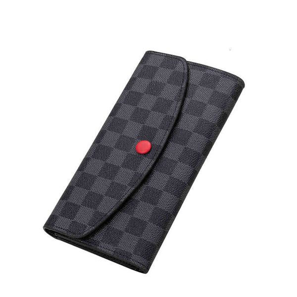 

handbag long wallet trend women's fashion checkerboard hand bag doudou large mobile phone, Black;red