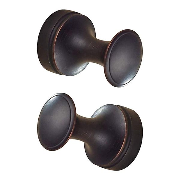 

hooks & rails towel hooks,brass coat hanging rack,wall mount bath hook for bedroom bathroom kitchen el garage.(black,pack of 2)