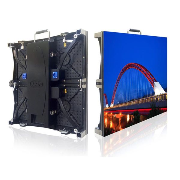 

display outdoor led cabinet, 500*500mm rental screen panel, p4.81 smd2121 full color 1r1g1b rgb billboard