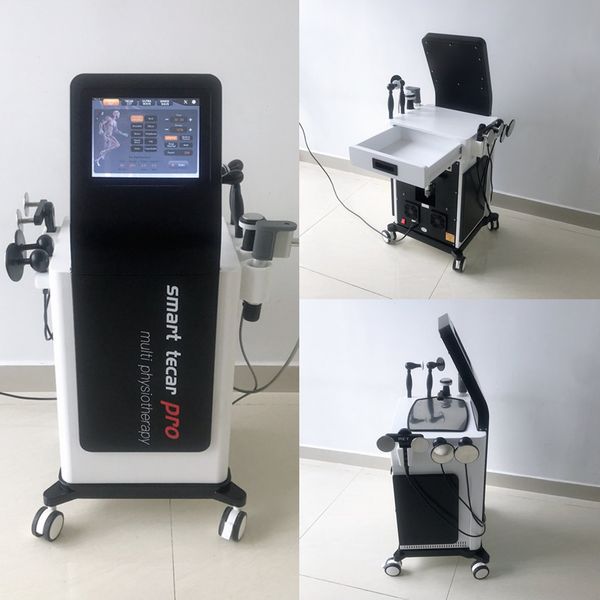 

new tecar diathermy massager with ultrasound shock wave machine for body relaxing low back pain