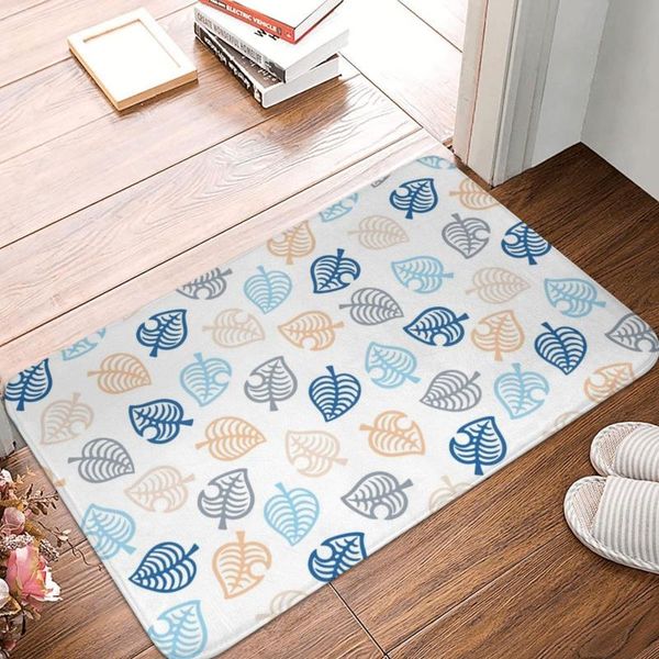 

carpets animal crossing motif blue doormat carpet mat rug polyester non-slip floor decor bath bathroom kitchen bedroom 40*60