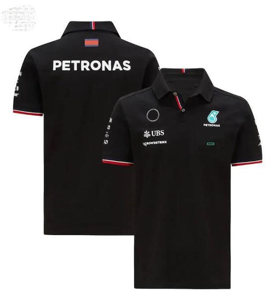 

f1 racing polo jersey, polyester quick-drying men's car fan lapel short sleeve, the same style customization