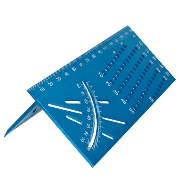 

professional hand tool sets 45 90 degree accurate measuring square angle ruler woodworking portable accessories aluminum alloy scribe