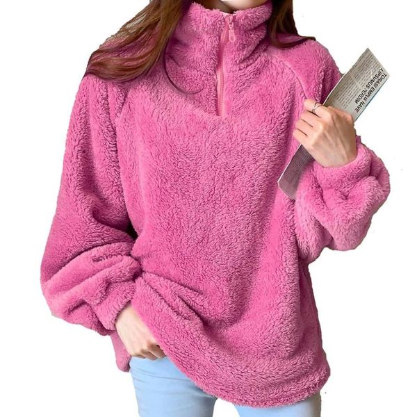 

women's jackets winter loose coats oversize plus lamb wool female 2021 warm long sleeve dresses fashion clothing, Black;brown