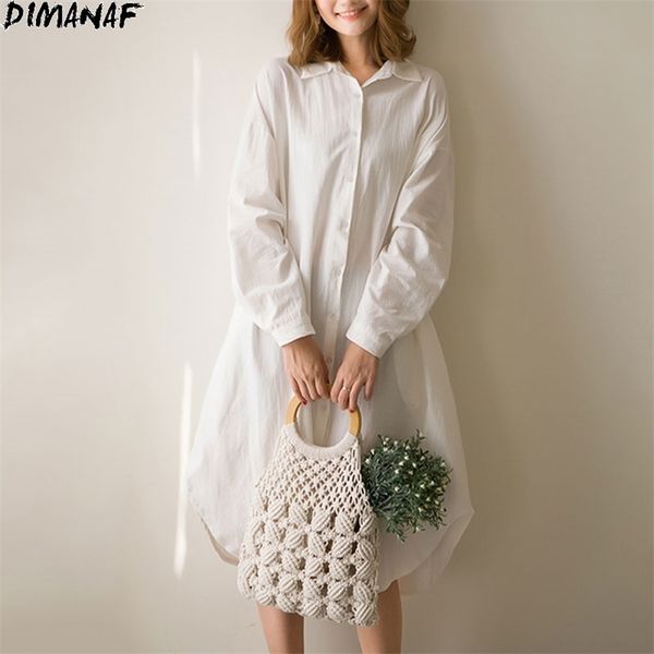 

plus size women blouse solid linen shirt dress long sleeve spring basic shirts loose casual cardigan female 4 colors 210531, Black;gray