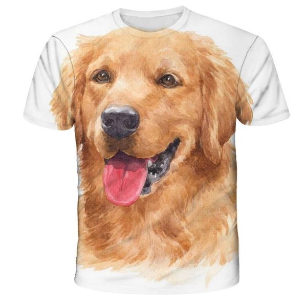 

men's t-shirts 2021 kawaii animals dogs men women t-shirt 3d print sweatshirt fashion streetwear tees cool kids boys girls cloth, White;black
