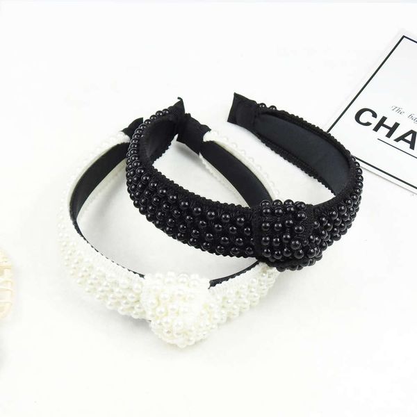 

headwear versatile. out. pearl wide hoop, Black;brown