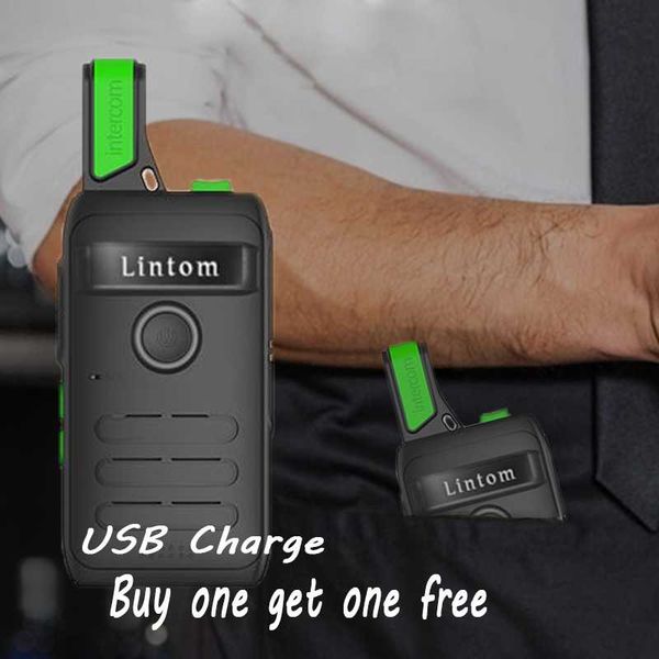 

walkie talkie lintom two way radio uhf 16 channels for audlt (pack of 2)