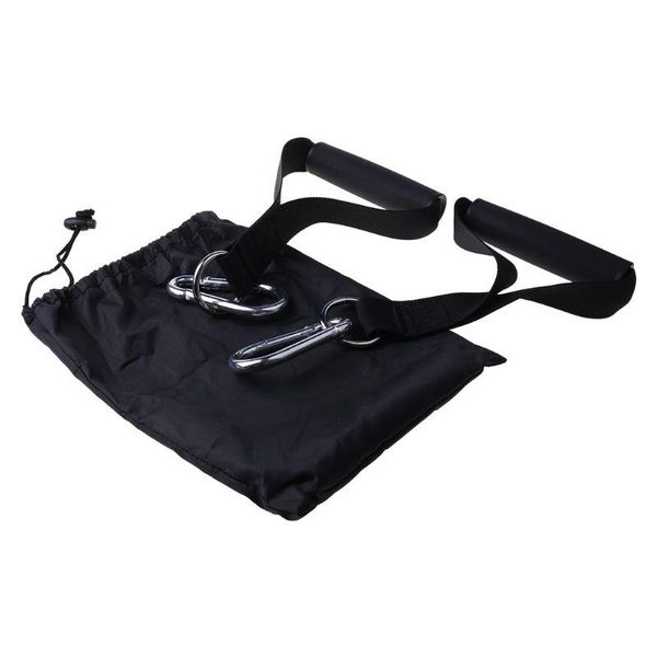 

accessories 1 pair gym resistance bands handles tpr grip fitness heavy duty cable machine