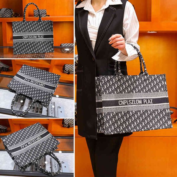 

women's bag new net red star embroidered tote bag shopping portable purse outlet