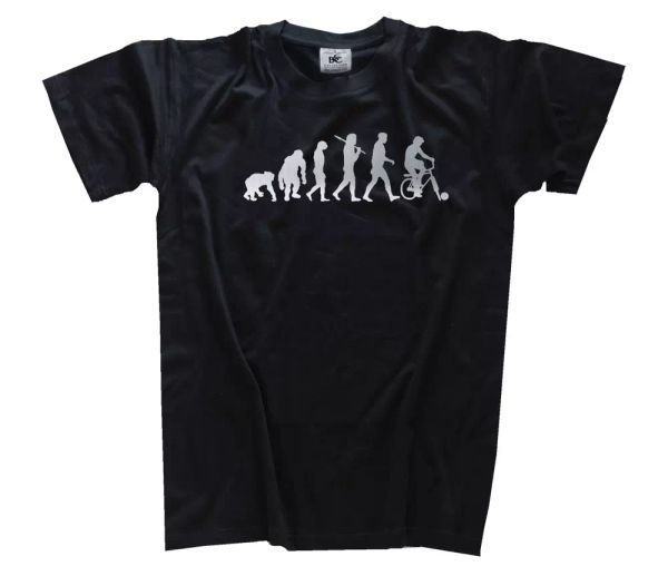 

silver edition radballer radball cycling bike evolution t-shirt s-xxxl, White;black