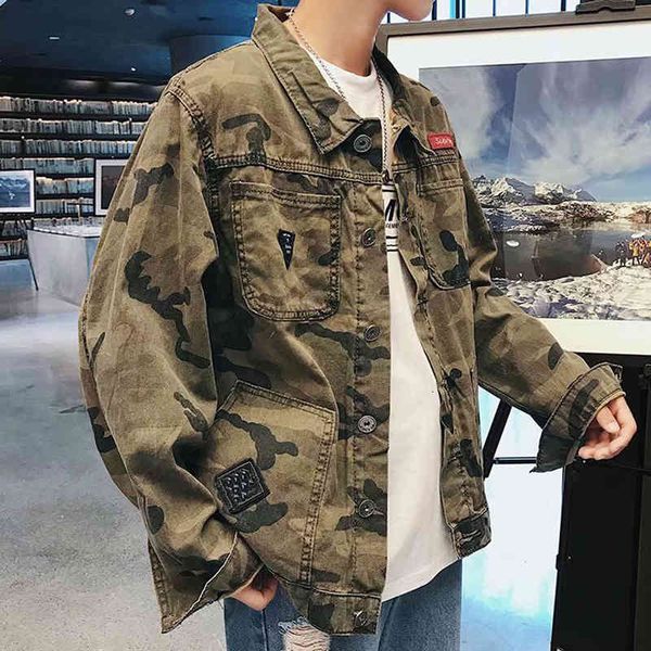 

men's jackets spring teenagers denim jacket men's slim fashion korean style trendy students coat ja2u, Black;brown