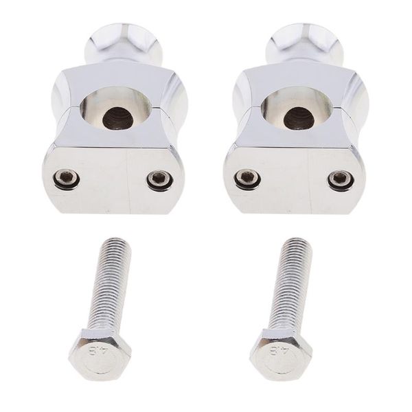 

handlebars pair motorcycle 7/8inch 22mm handlebar mount mounting riser clamp universal