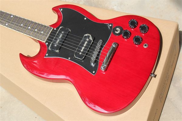 

china oem factory new brand red color sg electric guitar