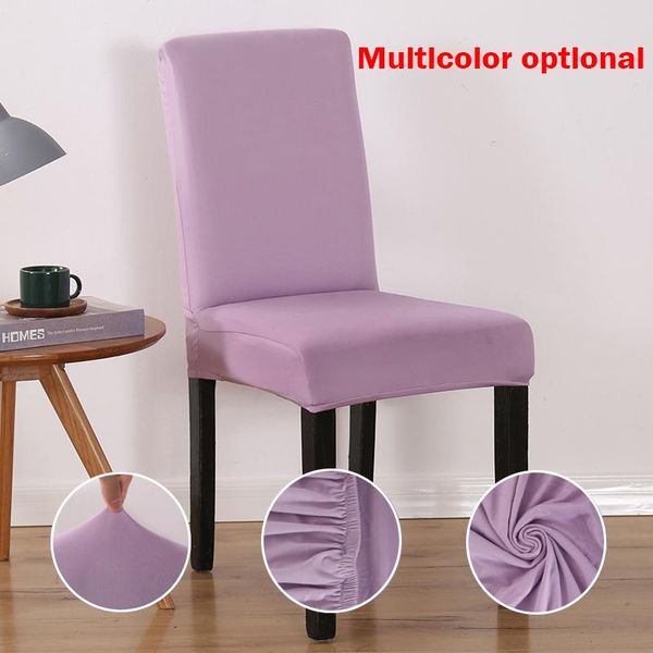 

solid color chair cover stretch spandex elastic slipcovers covers white for dining room kitchen wedding banquet el