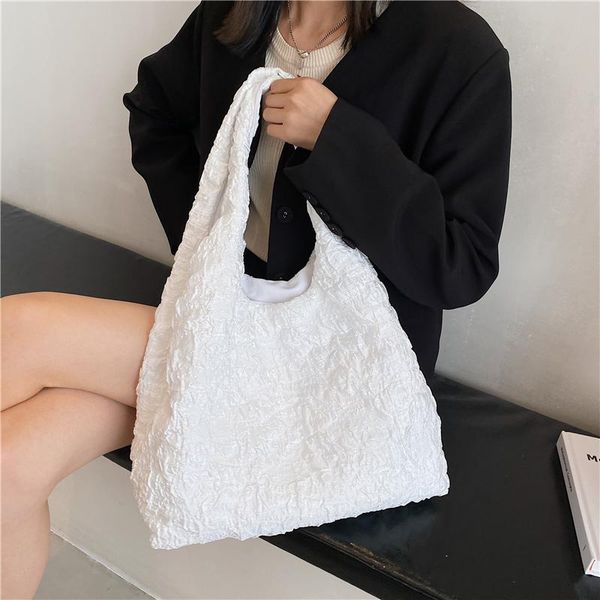 

evening bags women's handbag large capacity fashion female shoulder bag personality literary all-match light white black for shopper