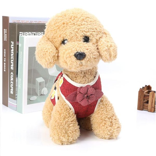 

candy colors vest traction rope dog harness petal soft breathable for small medium pet leash set chihuahua cat collars & leads