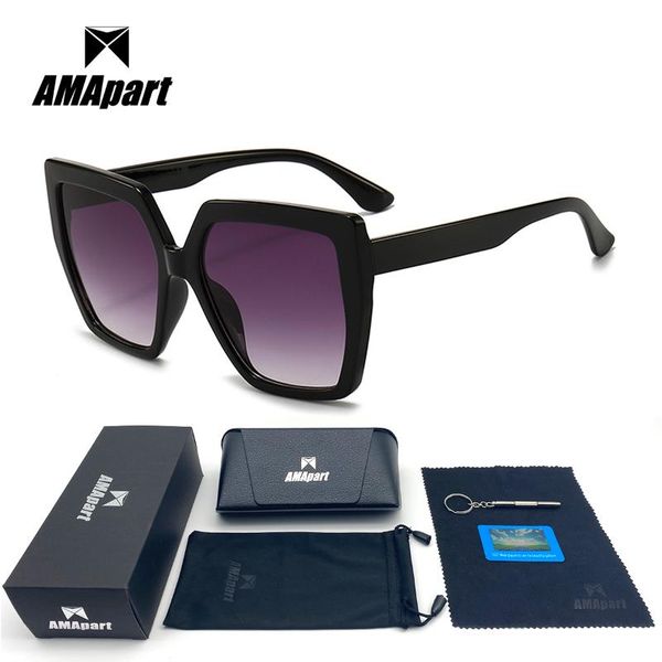

sunglasses amapart polarized for men women driving fishing sports outdoors uv400 protection anti-glare, White;black