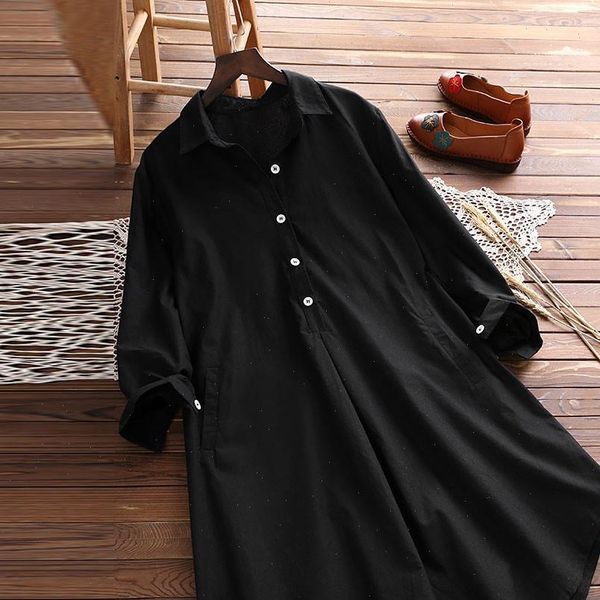 

summer autumn long casual women blouses loose v neck sleeve slim inregular chiffon blusa, White