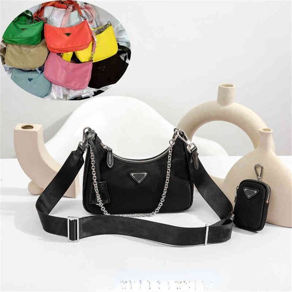 

fashion re-edition 2005 nylon designer bags for woman luxury handbag men lady womens 2022 crossbody tote hobo shoulder purse handbags bag
