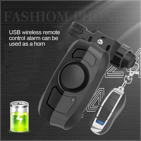 

bike horns remote alarm wireless security car alertor control ip55 waterproof home window sensor