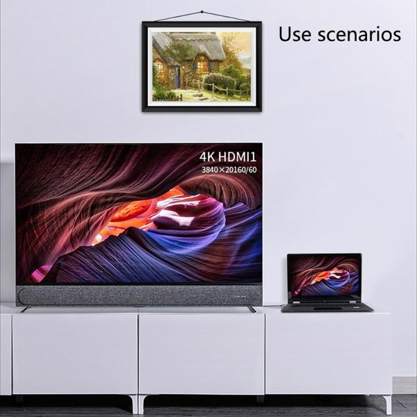 

audio cables & connectors 4k 2.0 strong projector mini braided return connector 32awg computer universal high speed cable video hd tv