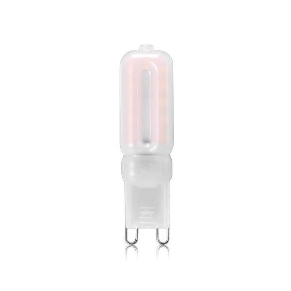 

bulbs [seven neon]dimmable mini g9 bulb led corn light 2835 5w for chandelier ra80 24led 220-240v replace 30w halogen lamp