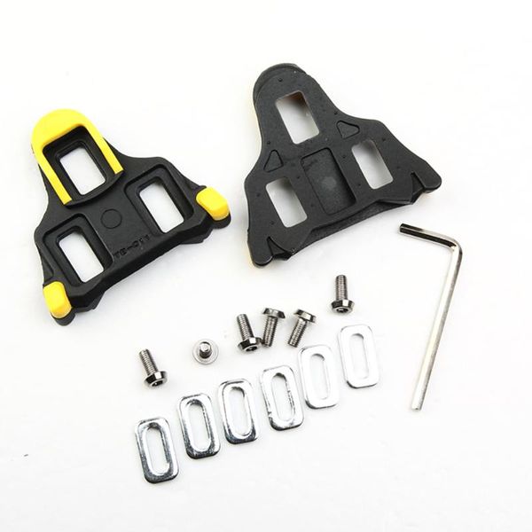 

bike pedals 2pcs/pair bicycle pedal road mountain bearing cleats set yellow for sm-sh11 spd-sl accessories