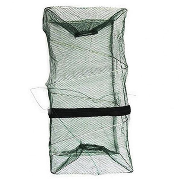 

foldable fish crawdad minnow fishing bait trap cast dip net cage shrimp basket accessories