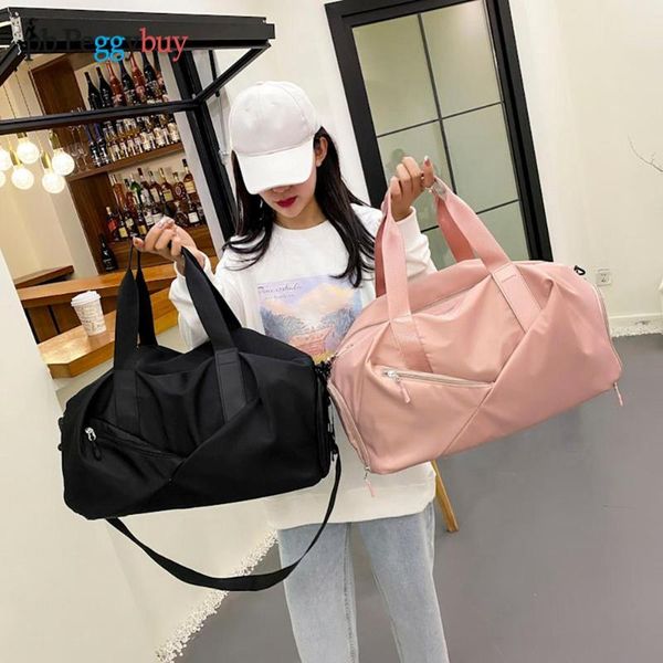 

duffel bags fashion women oxford cloth shoulder bag ladies fitness travel solid color large capacity tote handbags luggage for