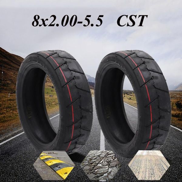 

motorcycle wheels & tires 8x2.00-5.5 inner and outer tire 8*2.00-5 cst tyre for electric scooter folding bicycle parts 1 pcs