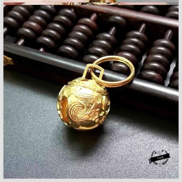 

factory copper small size pet brass bell gold teddy tag pendant dog jewelry