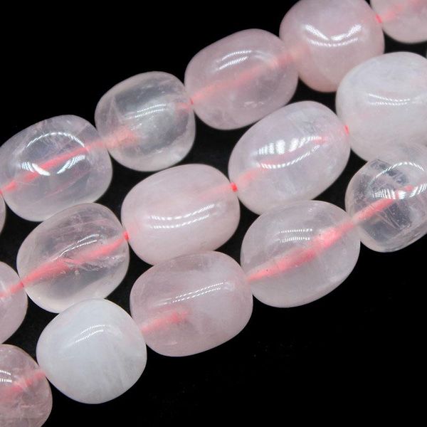 

other natural stone oval pink rose quartzs loose spacer beads for jewelry making diy necklace bracelets earring woman gift 15"